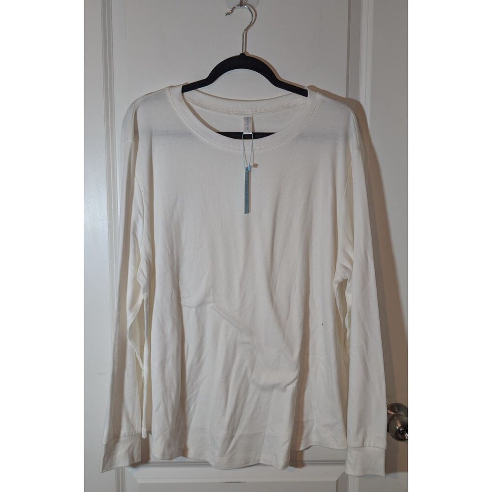 Ysyokow Womens's White Long Sleeve Shirt xxl